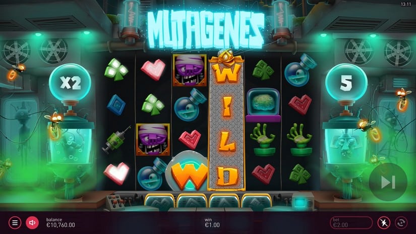 Mutagenes slot screen 4
