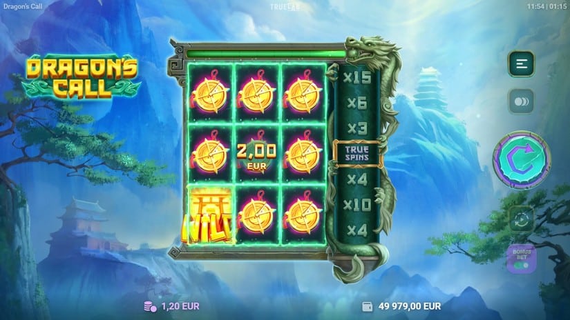 Dragon’s Call slot screen 3