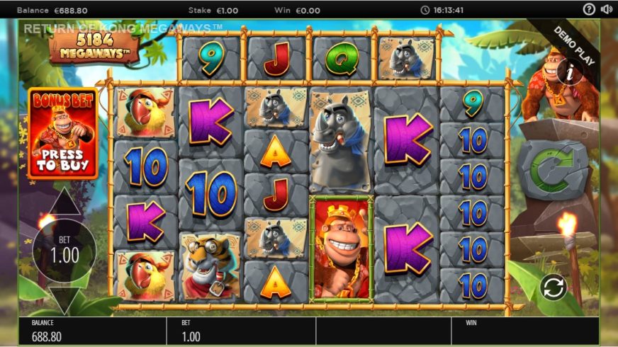Return of Kong Megaways slot screen 1