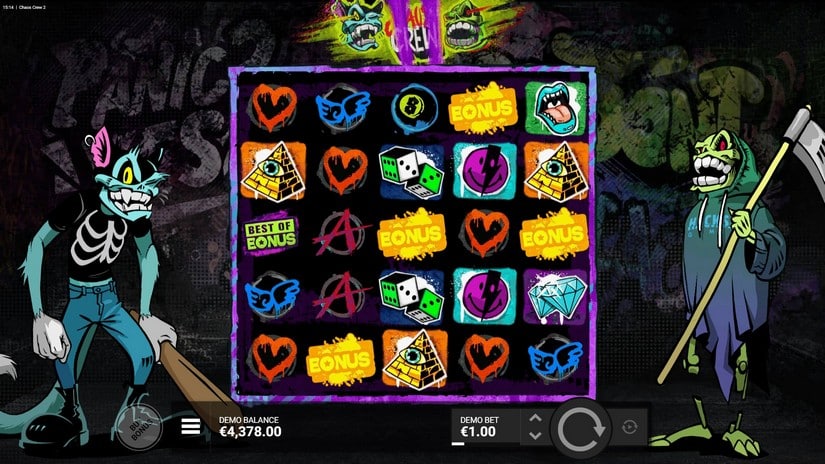 Chaos Crew 2 slot screen 3