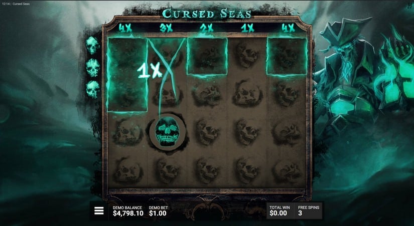Cursed Seas slot screen 5