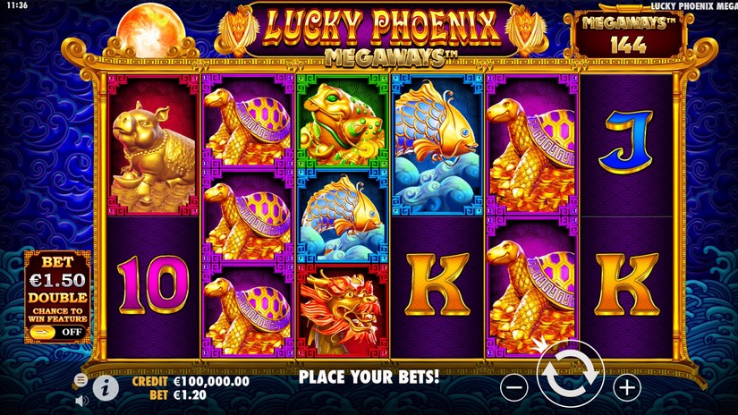 Lucky Phoenix Megaways slot screen 1