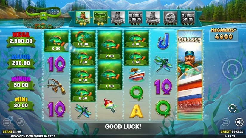 Big Catch Even Bigger Bass 3 slot screen 4