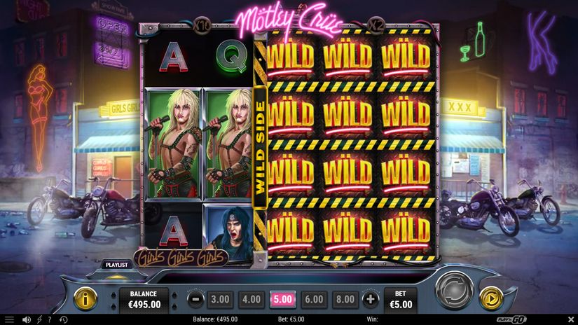 Mötley Crüe slot screen 3