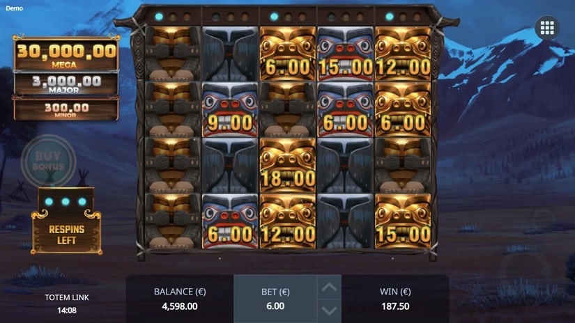 Totem Link slot screen 9