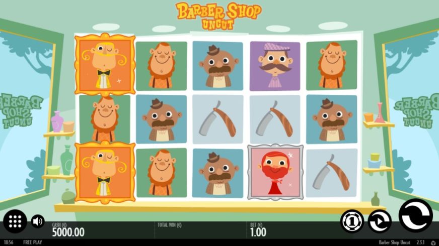 Barber Shop Uncut slot screen 1