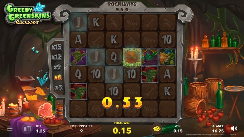 Greedy Greenskins Rockways slot screen 3