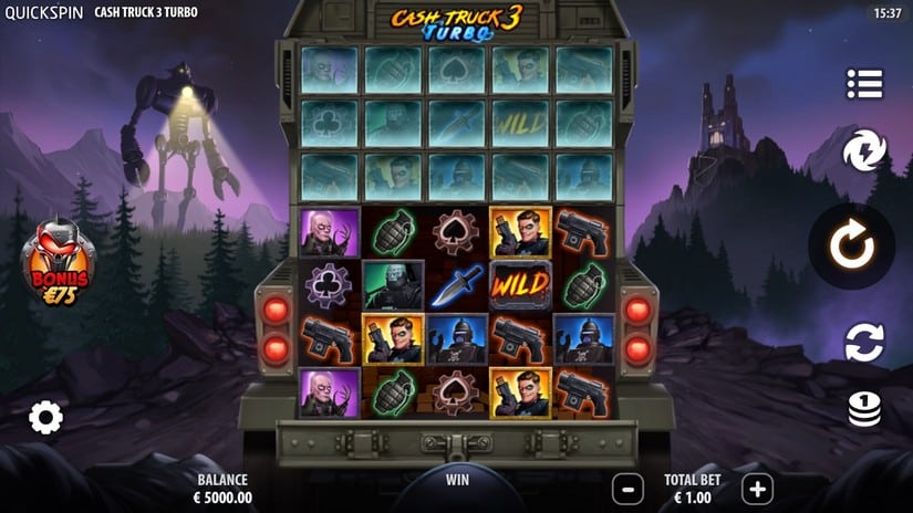 Cash Truck 3 Turbo slot screen 1