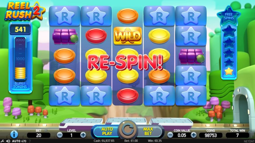 Reel Rush 2 slot screen 2