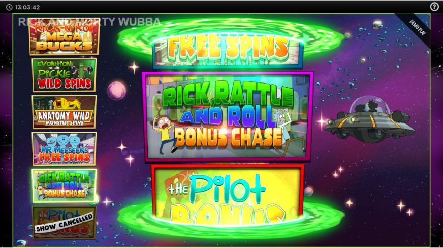 Rick and Morty Wubba Lubba Dub Dub slot screen 4