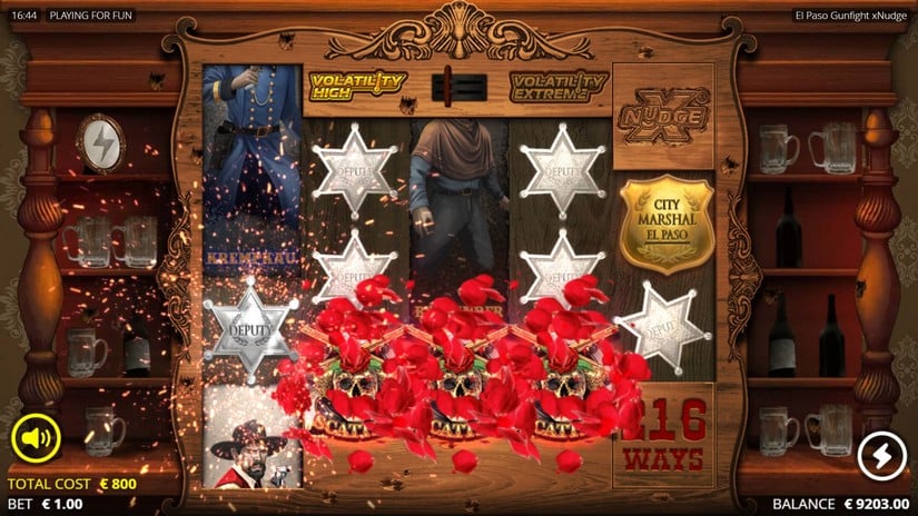 El Paso Gunfight xNudge slot screen 2