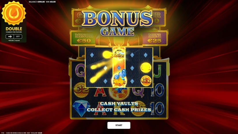 Cash on Wheels Hold & Win slot screen 3