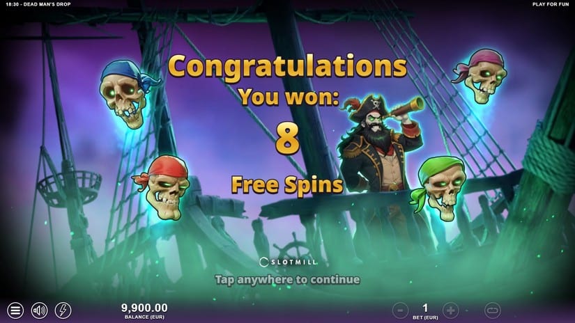 Dead Man’s Drop slot screen 3