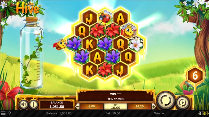 The Hive slot screen 3