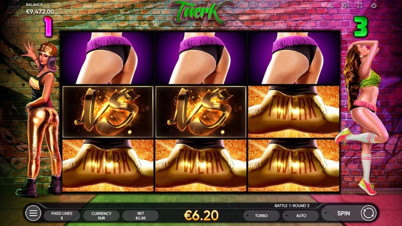 Twerk slot screen 6