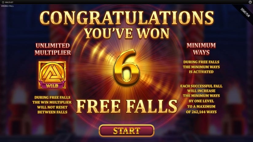 Viking Fall slot screen 5