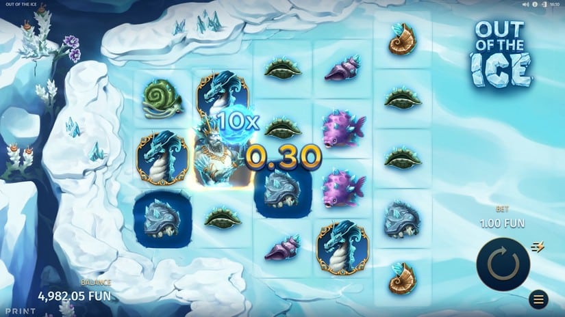 Out of the Ice slot screen 3