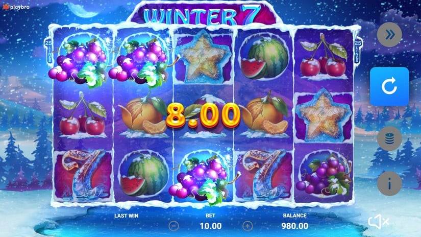 Winter 7 slot screen 5