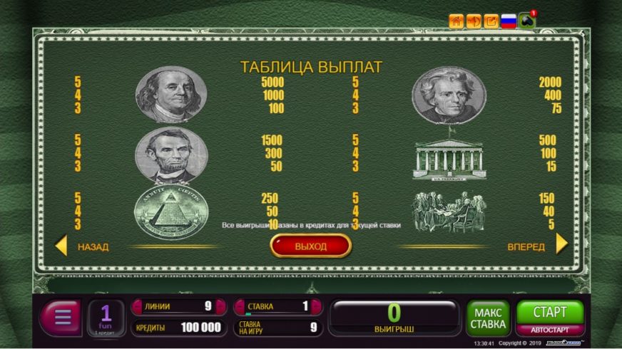 The Moneymania slot screen 2