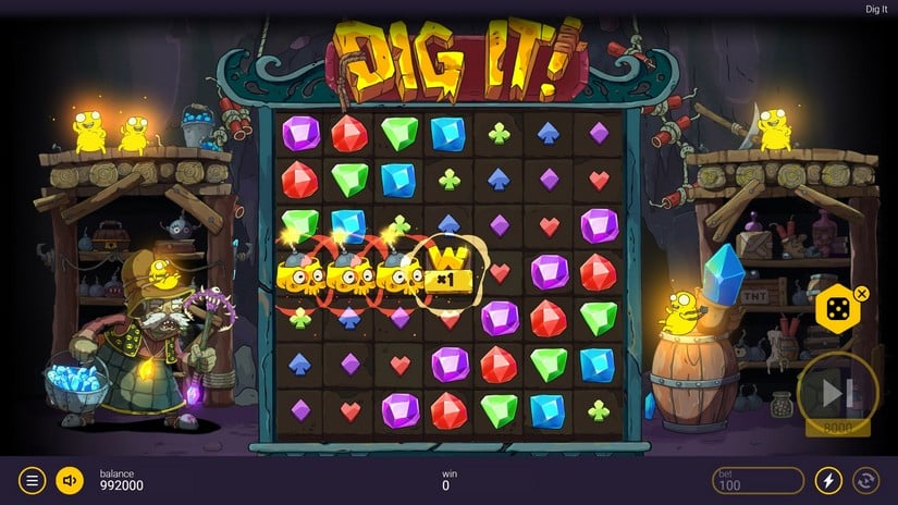 Dig It slot screen 2