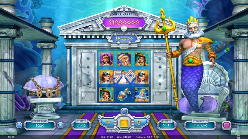 Triton’s Secret slot screen 4