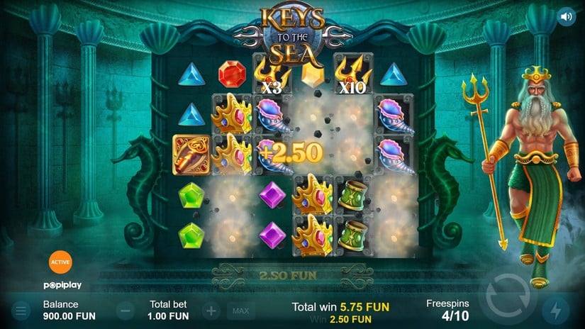 Keys to the Sea slot screen 4