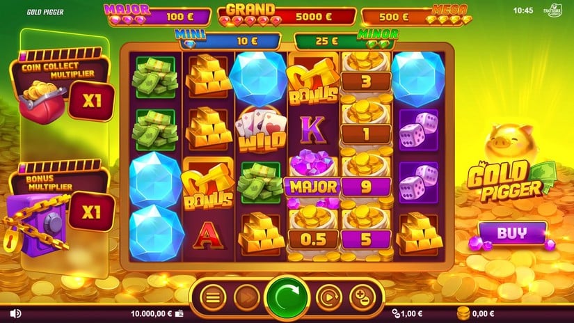 Gold Pigger slot screen 1