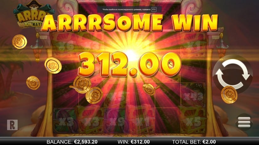 Arrr! 10K Ways slot screen 3