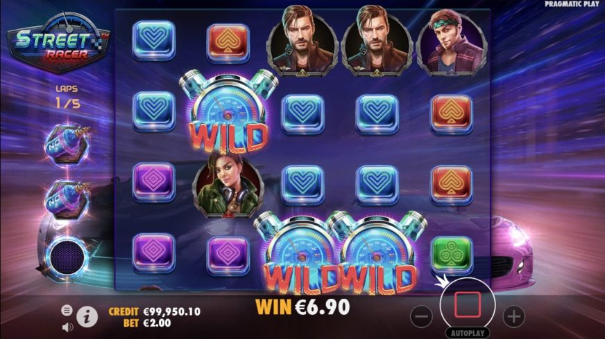 Street Racer slot screen 2