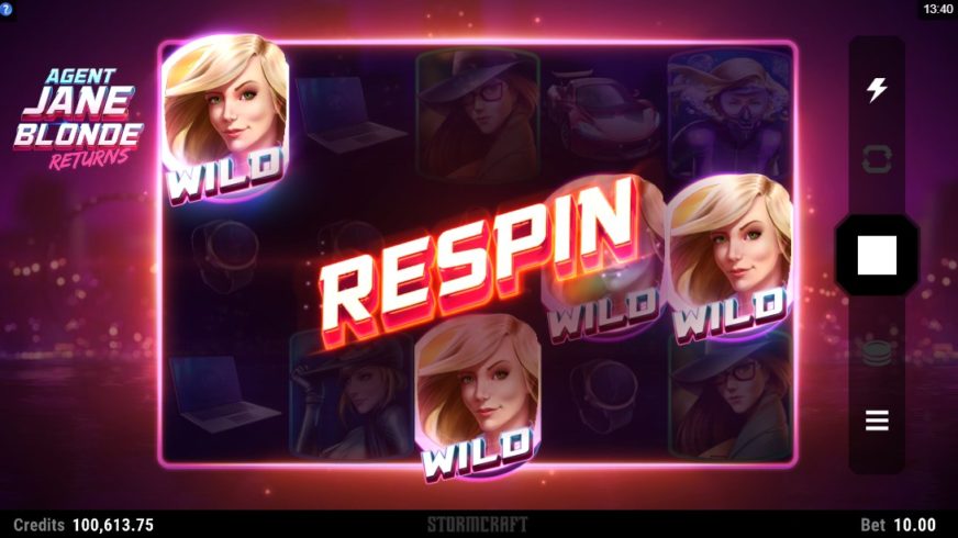 Agent Jane Blonde Returns slot screen 4