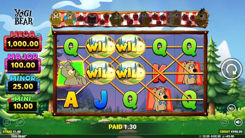Yogi Bear slot screen 5