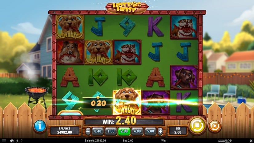 Hot Dog Heist slot screen 6