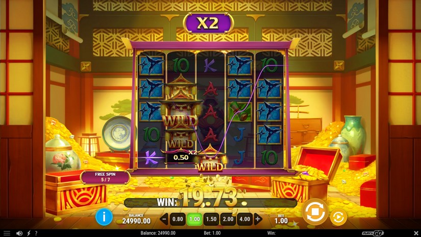 3 Blades & Blessings slot screen 5