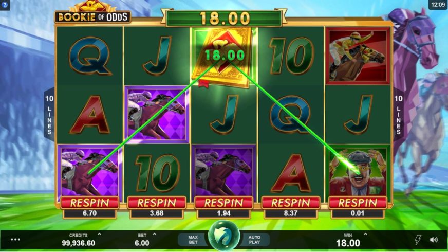 Bookie of Odds slot screen 3