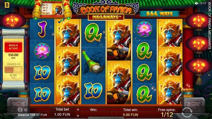 Book of Panda MEGAWAYS slot screen 4