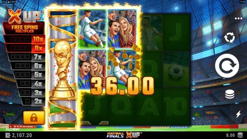 Football Finals X UP slot screen 3