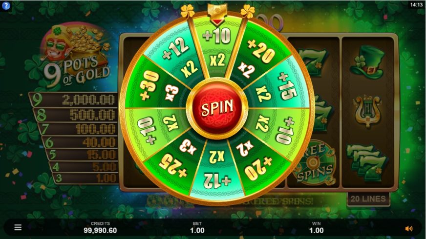 9 Pots of Gold slot screen 4