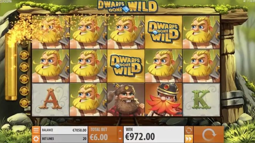 Dwarfs Gone Wild slot screen 2