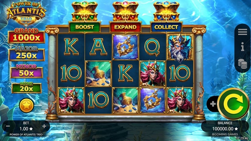 Power of Atlantis Trio slot screen 2