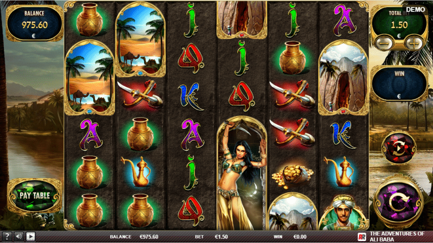 The Adventures of Ali Baba slot screen 1