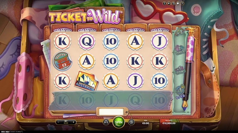 Ticket To Wild slot screen 1