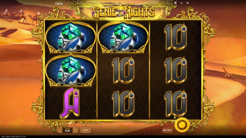 Genie Nights slot screen 1