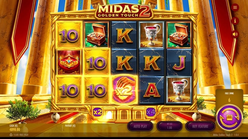 Midas Golden Touch 2 slot screen 3