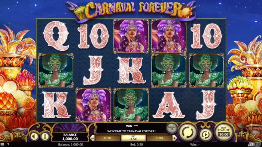 Carnaval Forever slot screen 1