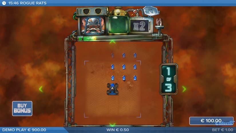 Rogue Rats of Nitropolis slot screen 4