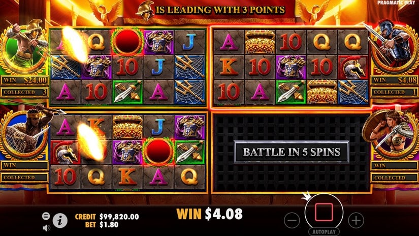 Chase for Glory slot screen 6