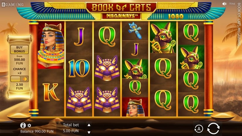 Book of Cats MEGAWAYS slot screen 2