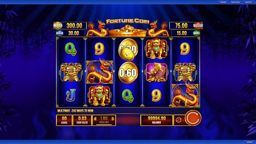 Fortune Coin slot screen 2