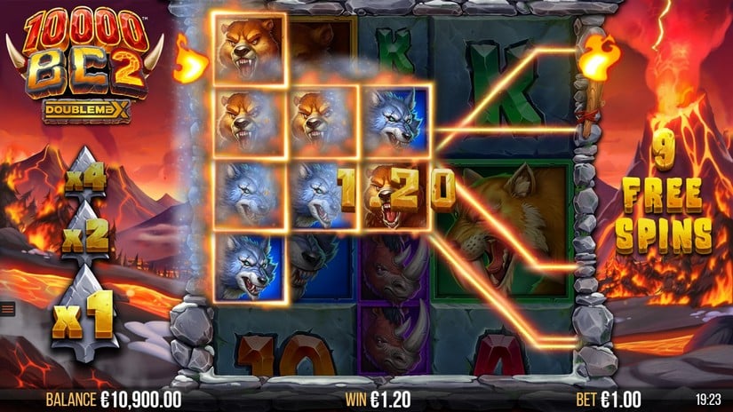 10000 BC 2 DoubleMax slot screen 3