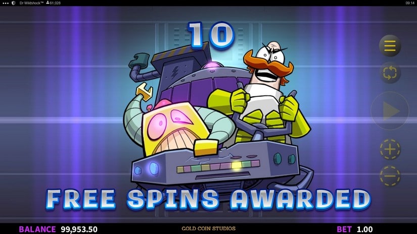 Dr Wildshock: Mad Loot Lab slot screen 4